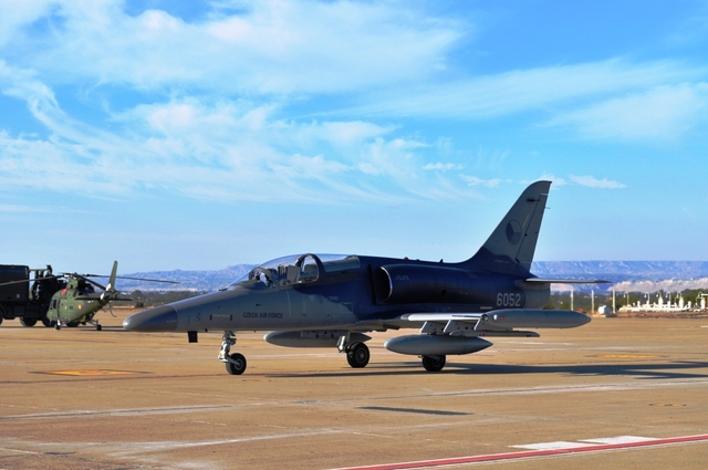 L-159 po přistání z FAM Flight