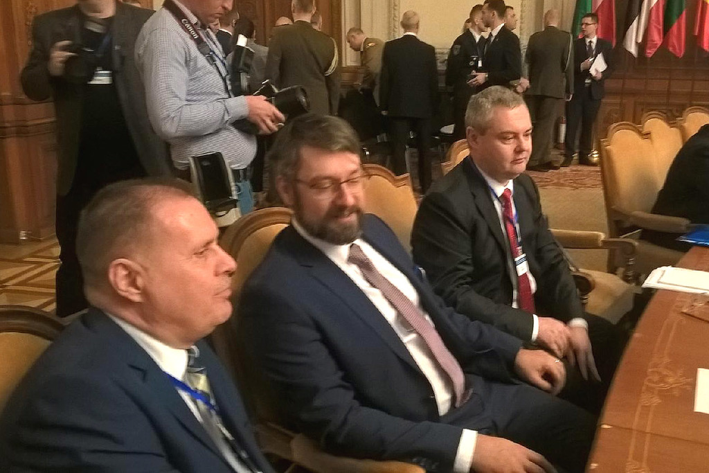 Zasedání tzv. Bukurešťské devítky v Bukurešti se v zastoupení ministryně obrany Karly Šlechtové zúčastnil náměstek pro řízení sekce obranné politiky a strategie Jakub Landovský