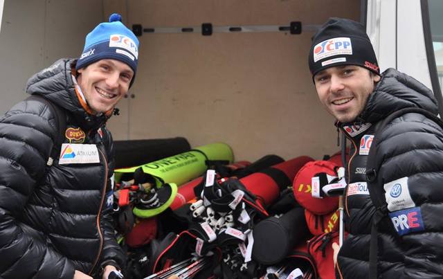 Martin Jakš a Aleš Razým. Foto Svaz lyžařů ČR
