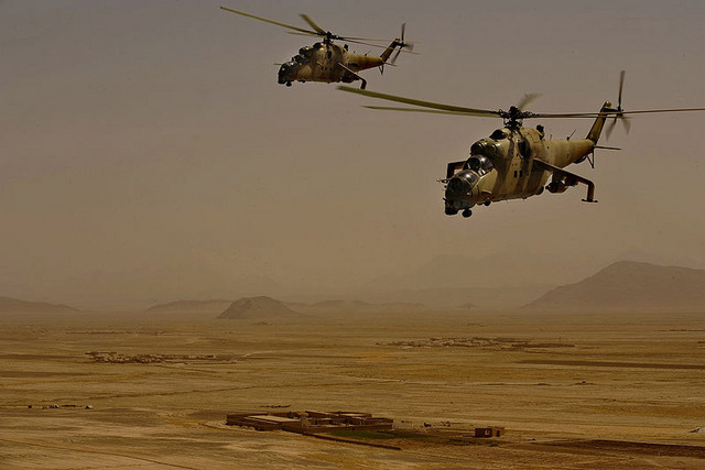 Mi-24 se do zahraničí exportoval jako verze Mi-35