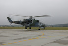 Mi-24 při startu