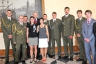 Ministr Picek a ředitel Dukly Priščák s armádními olympioniky