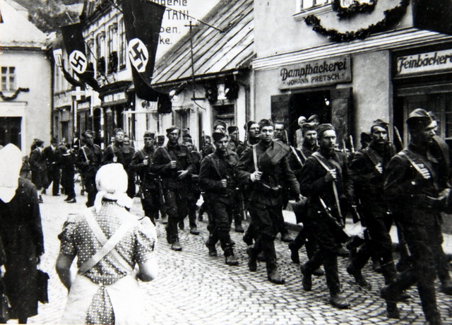 Po Mnichovu: čs. vojáci odcházejí z pohraničí 