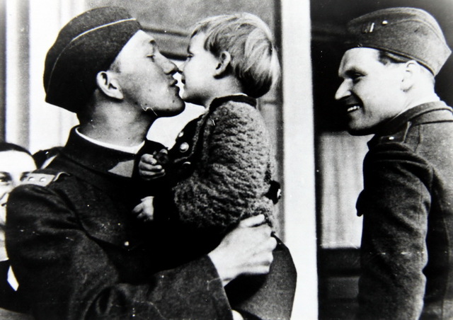 Čs. vojáci při mobilizaci v září 1938 