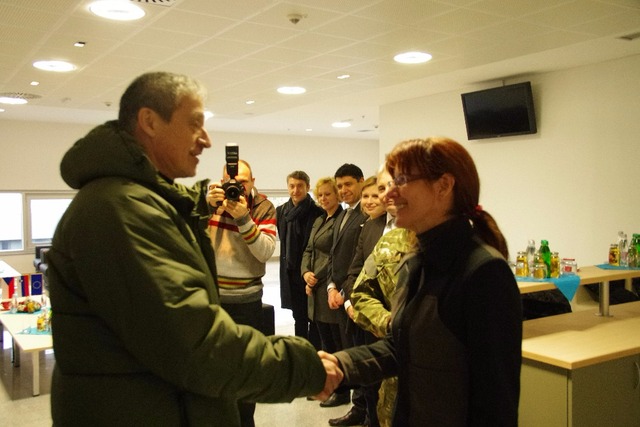 Ministři obrany České republiky a Slovinska Martin Stropnický a Andreja Katič