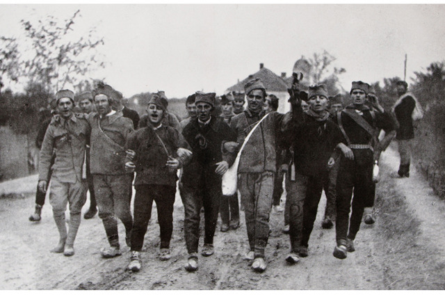 Momentka ze srbské mobilizace. Foto sbírka VHÚ