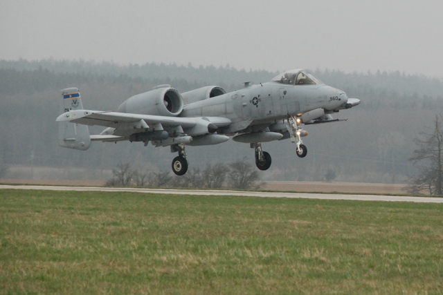 Na 22.zVrL přiletí 4 letouny A-10 Thunderbolt 4. července