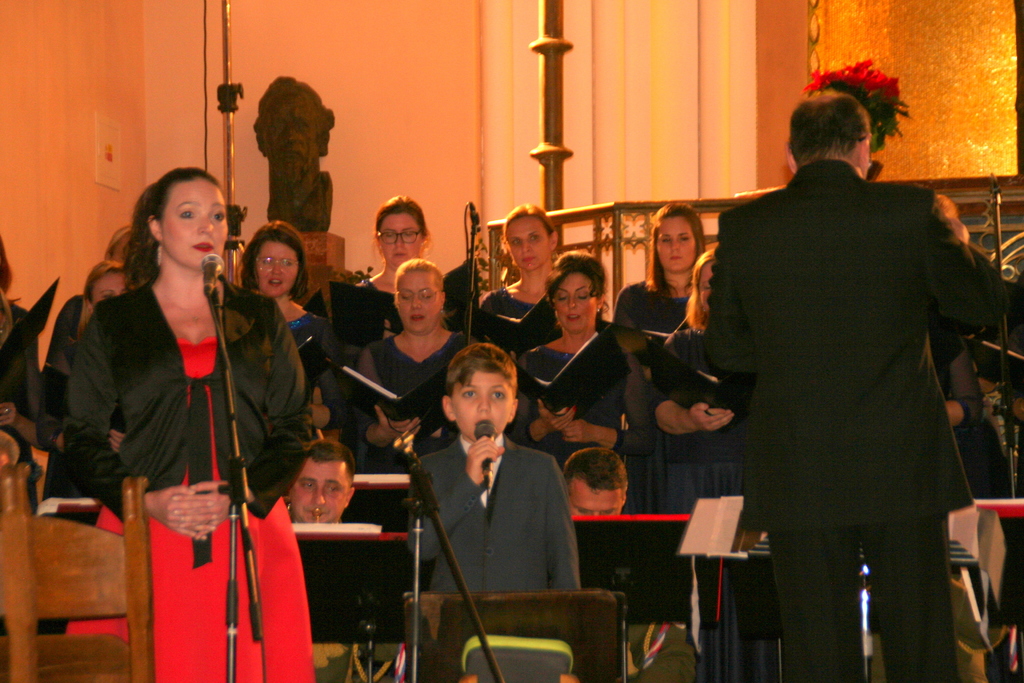 Na koncertě zazpívali sopranistka Lucie SIlkenová a devítiletý Honzík Musil.