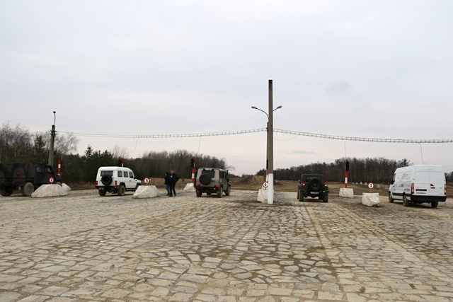 Na polygonu nechyběla ani řada užitkových vozů 4x4