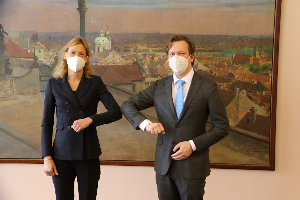 Náměstkyně Alice Guitton a náměstek Jan Havránek 