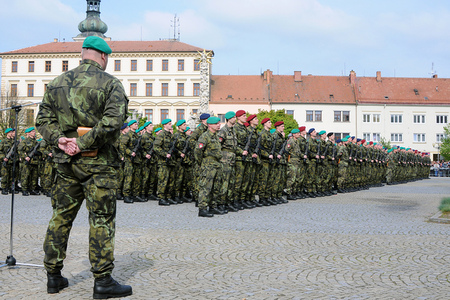71. výročí Dne vítězství ve Vyškově: Slavnostní vojenská přísaha 