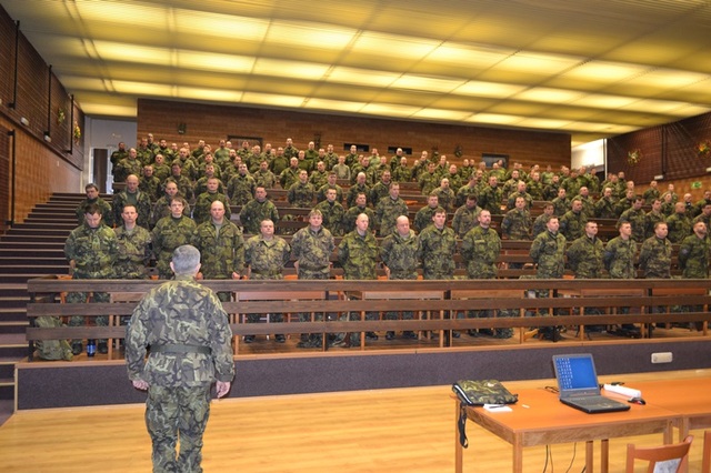 Nastoupené roty AZ z Ostravy a Jihlavy