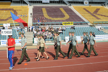 Nástup pořádajícího týmu