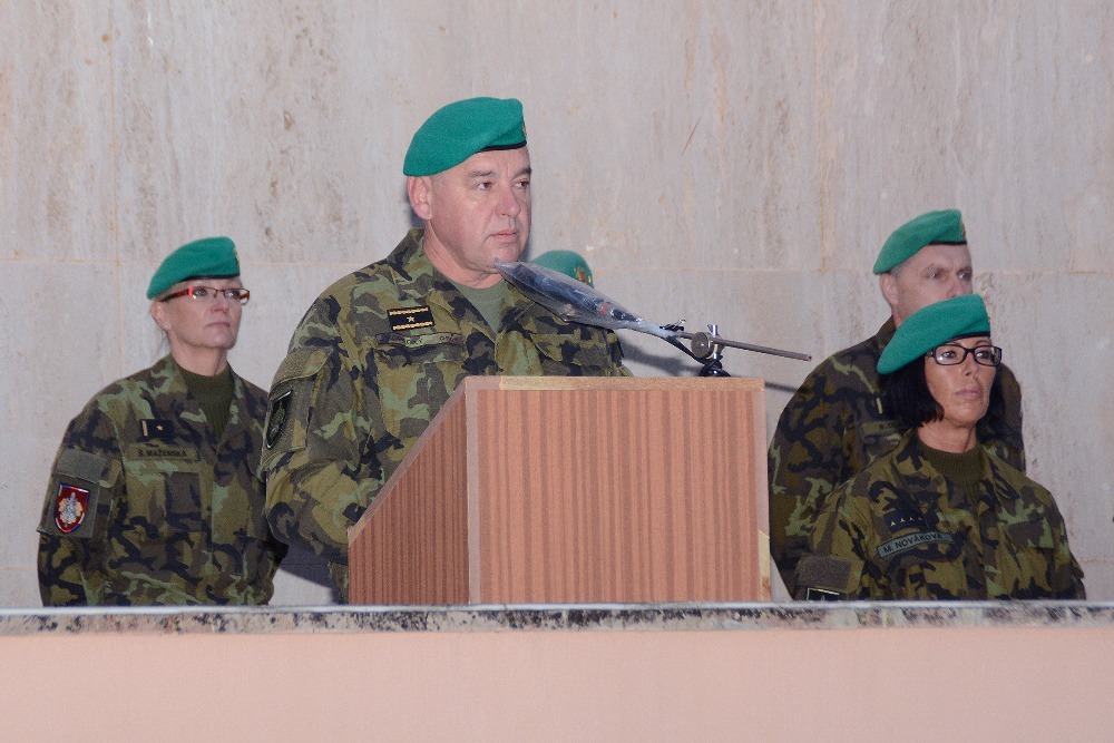 Proslov velitele VeV-VA brig.gen. Josefa Kopeckého