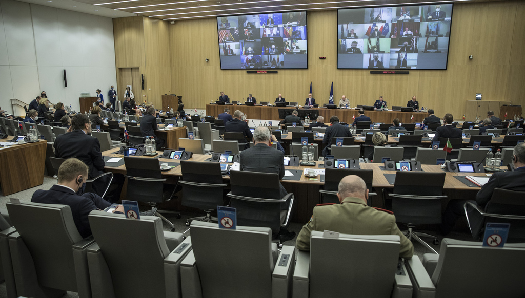 Spojenci NATO na zasedání svých virtuálních ministrů obrany 