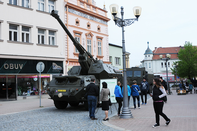 Zaujala samohybná houfnice Dana