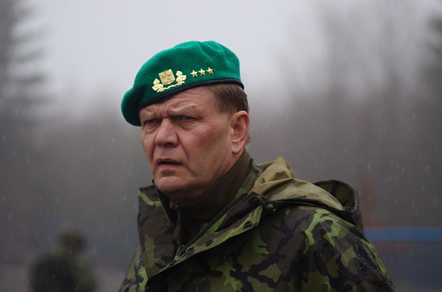 NGŠ Josef Bečvář na cvičení Hradba 2016