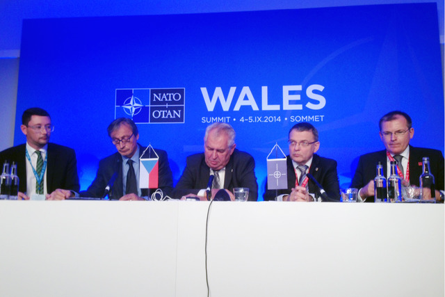 Z tiskové konference české delegace