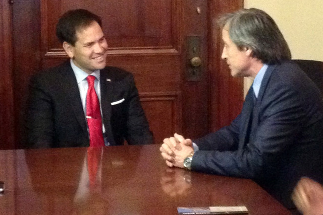 Jednání se senátorem Marco Rubiem