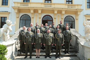 Ocenění příslušníci a absolventi OZKVP z velitelství Vojenské policie Tábor