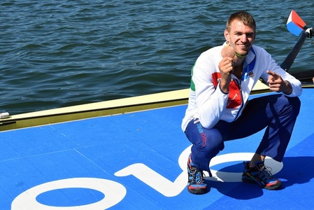 Ondřej Synek s bronzovou olympijskou medailí