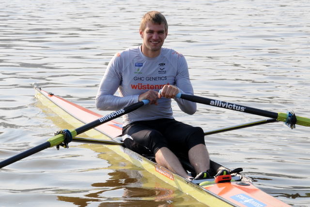 Ondra Synek na jedním z posledních tréninků před ME v Praze