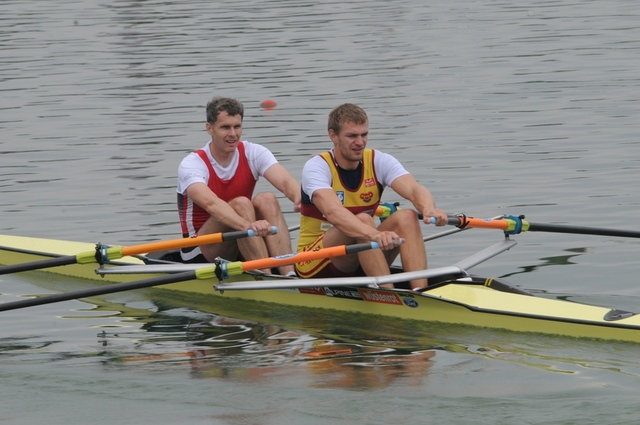 Ondřej Synek jel skif, dvojskif a dvojku bez