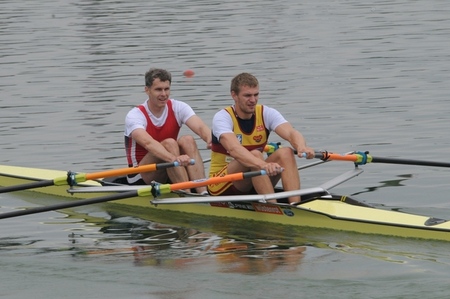 Ondřej Synek jel skif, dvojskif a dvojku bez