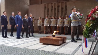 Ilustrační obrázek ke článkuMinistr obrany a náčelník Generálního štábu AČR se zúčastnili oslav 75. výročí SNP