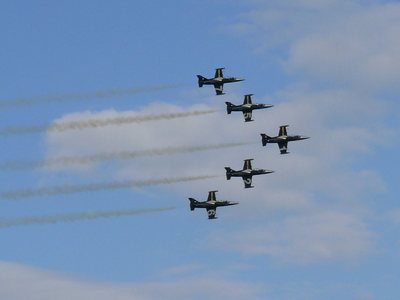 Úžasné vystoupení francouzského Breitling Teamu