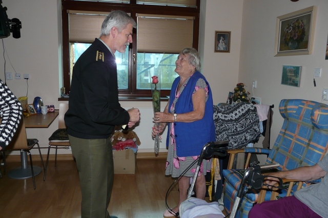 Generál Pavel se zastavil i na jednotlivých pokojích