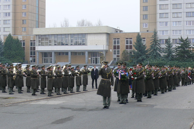 Pietní akt v kasárnách Ruzyně