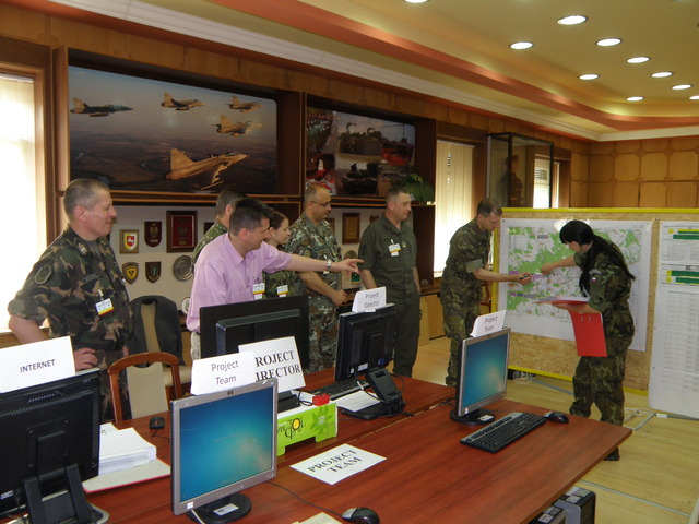 Plánování v prostoru velení cvičení (EXDIR)