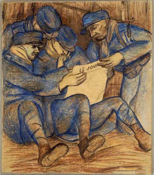 Otto Gutfreund-Zprávy z bojiště