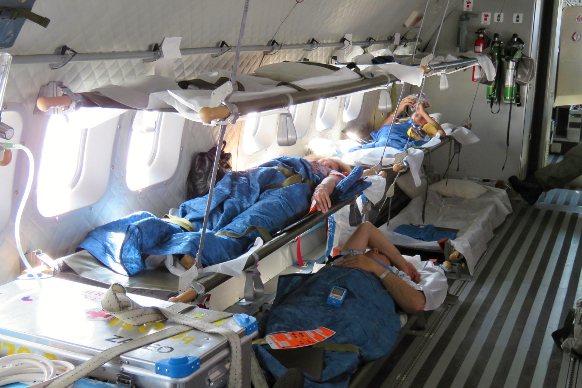 Pacienti při transportu