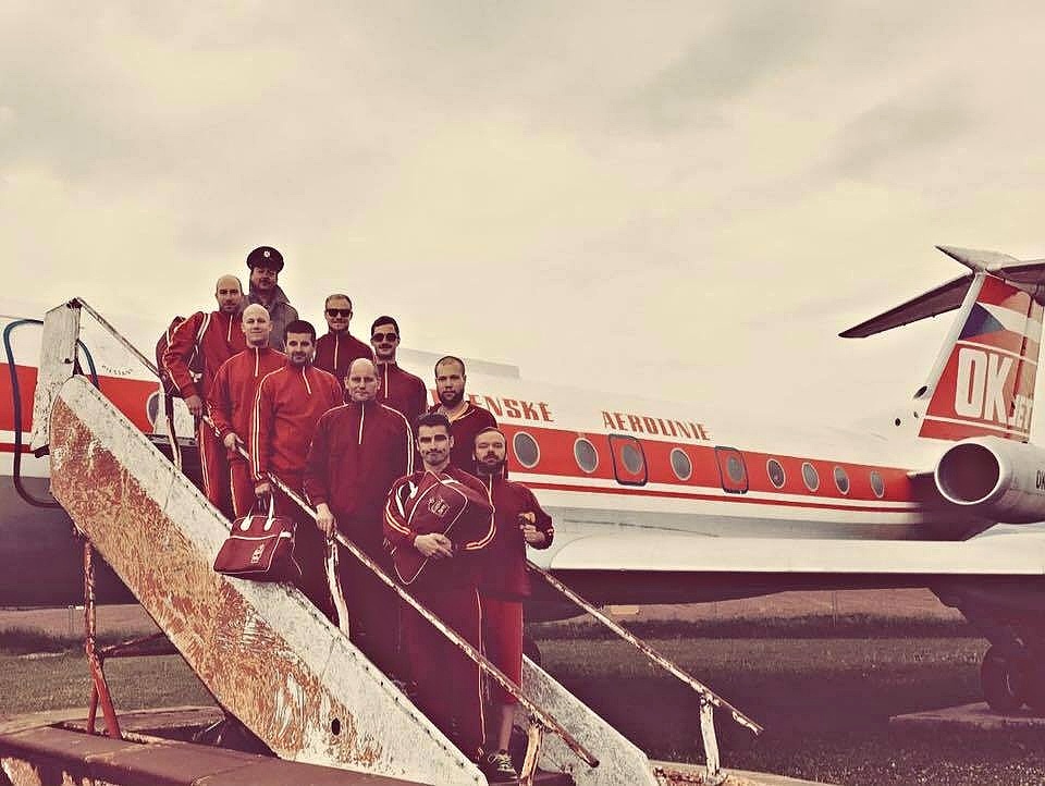 Parašutisté Dukly Prostějov (historický snímek)