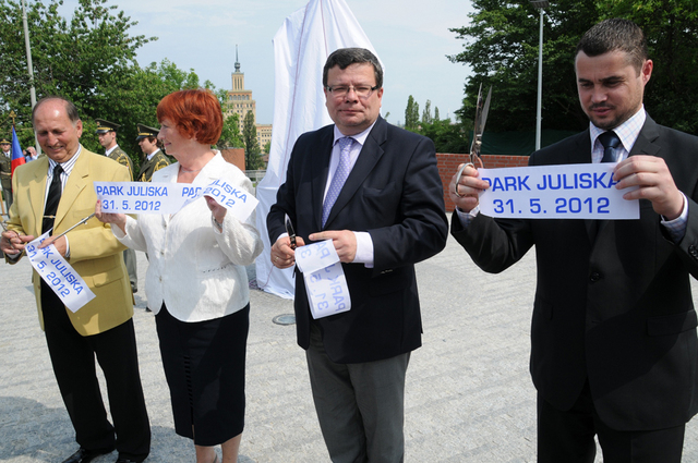 Park Juliska byl slavnostně otevřen