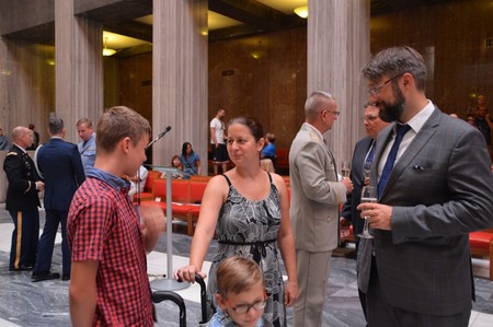 Piskačovi a náměstek ministra obrany Jakub Landovský