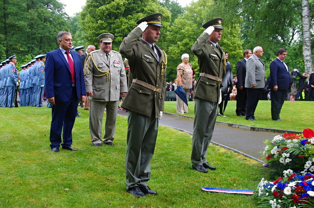 Zástupci Českého svazu bojovníků za svobodu