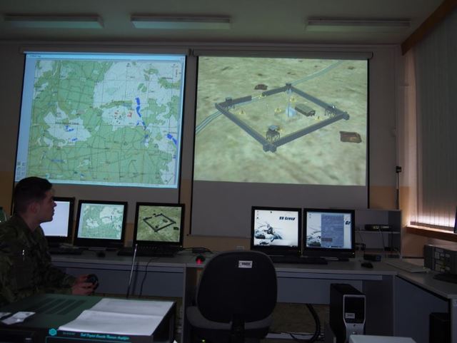 Pohled z řídícího centra: mapový a 3D pohled