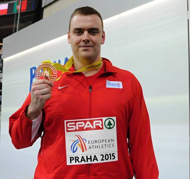 Ladislav Prášil získal 3. místo za vrh koulí