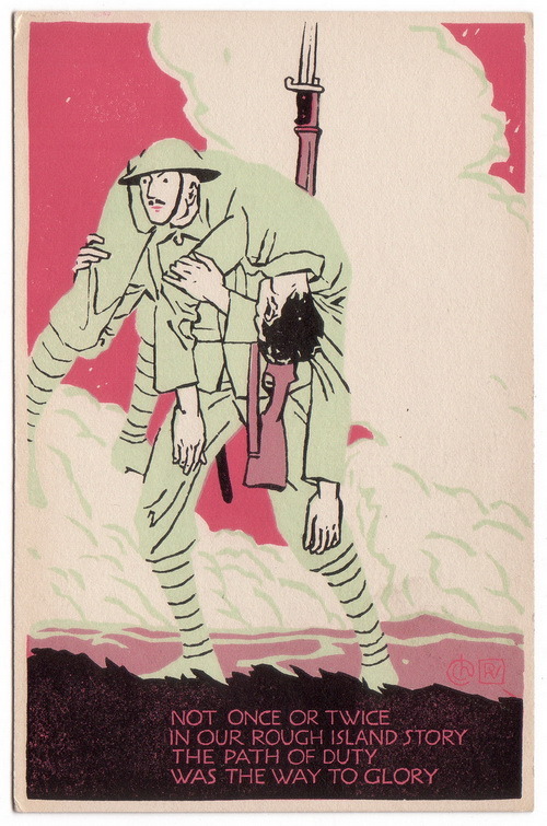 Vánoční vojenská pohlednice ze sbírek VHÚ Praha