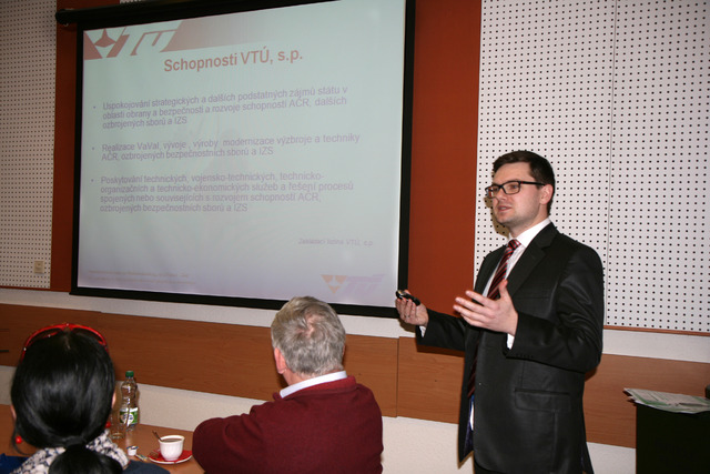 Prezentace ředitele VTÚ, s.p. Jiřího Protivy 