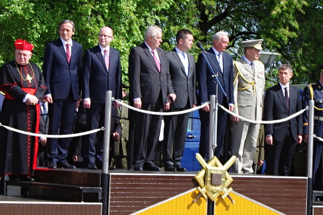 Prezident a další významní hosté