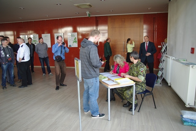 Příchod figurantů - prvotní evidence