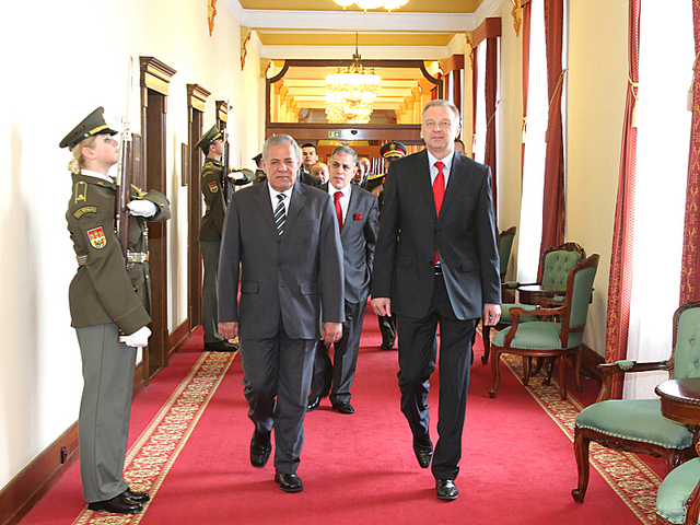Přijetí egyptského ministra pro zbrojní výrobu (1)
