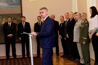 Přijetí sportovců Dukly ministrem obrany
