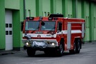 Příjezd techniky CAS 30T 815-7 S3VH na slavnostní předání