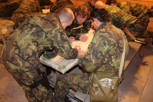 Pro vojáky byl základ orientace v terénu