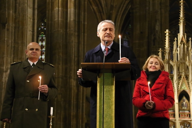 Projev ministra Stropnického v katedrále sv.Víta